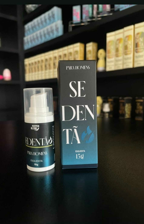 Gel excitante Masculino Sedentão com ação vasodilatadora e aquecimento 15gr