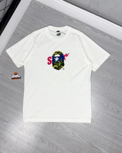 Camiseta Syna x Bape - Off White