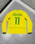 Camiseta Brasil Retrô Ronaldinho 2002 ML Nacional - Amarelo - comprar online