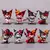 4 BonecosSanrio Poker Kingdom Series Kuromi Escuridão, Figura Joker, Coleção Modelo, Decoração de Bolo Desktop Ornamento - Jô Variedades