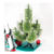Árvore De Natal Tradicional 55cm De Plástico Verde Claro