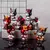 4 BonecosSanrio Poker Kingdom Series Kuromi Escuridão, Figura Joker, Coleção Modelo, Decoração de Bolo Desktop Ornamento