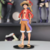 Boneco Luffy One Piece 19cm Anime Action Figure Colecionável Com Base - comprar online