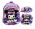 Kit Mochila Infantil Hello Kit + Lancheira + Estojo Escolar Com Estampa 3D