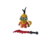 Cartela Boneco Minions Kung Fu Panda - Boneco + Acessorios