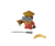 Cartela Boneco Minions Kung Fu Panda - Boneco + Acessorios na internet
