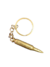 Chaveiro Réplica Bala De Fuzil 7,62mm Dourado Acessório Decorativo