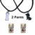 Kit 4 Colares My Dog My Friends Dois Colares Amigos Caninos
