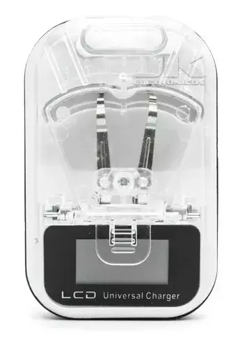 Carregador Universal De Bateria C/ Lcd Celular Câmera