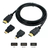 Kit Cabo Hdmi 3 Em 1 Hdmi Mini Hdmi Micro 1.5m Full 1080p