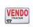 3 Placas de Sinalização Vendo - Vende-se Com Espaço Para Incluir o Telefone 20x30 Poliestireno Resiste a Chuva e Sol - comprar online