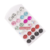 Kit 2 Expositores + 24 Pares de Brincos Infantil ou Adulto Para Homem ou Mulher Formato Diamante Colorido - Atacado