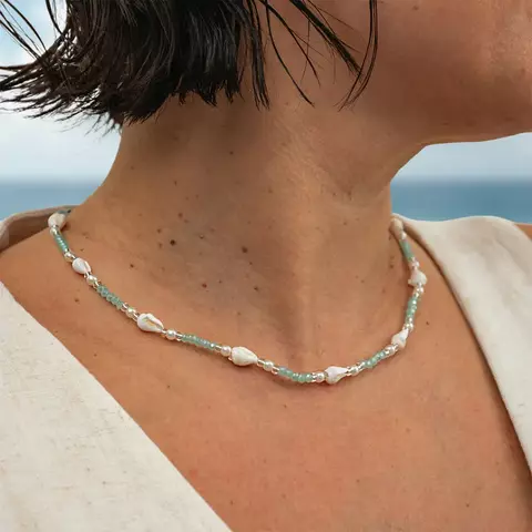 Collar Acero con Caracoles Nerissa - comprar online