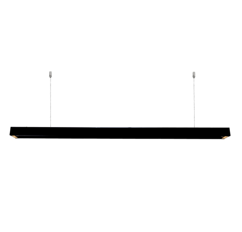 97 Cm Lampara Colgante Negro Lineal , Apto Led - comprar online