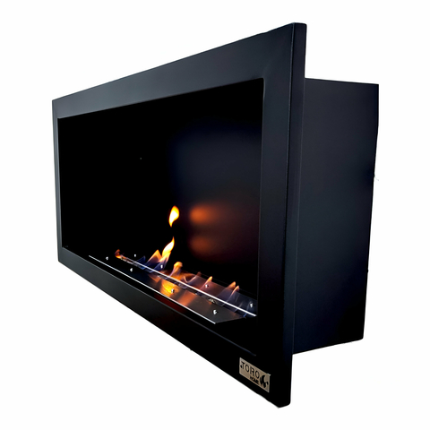 Bariloche 100 cm Chimenea, Quemador A Bioetanol, Toro Home