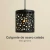 Lámpara Colgante De Acero Calado 18x16cm Esea, Negro Moderna - ESEA Espacios Seguros