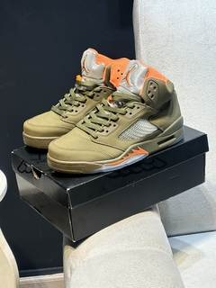 jordan retro 5 olive solar - comprar online