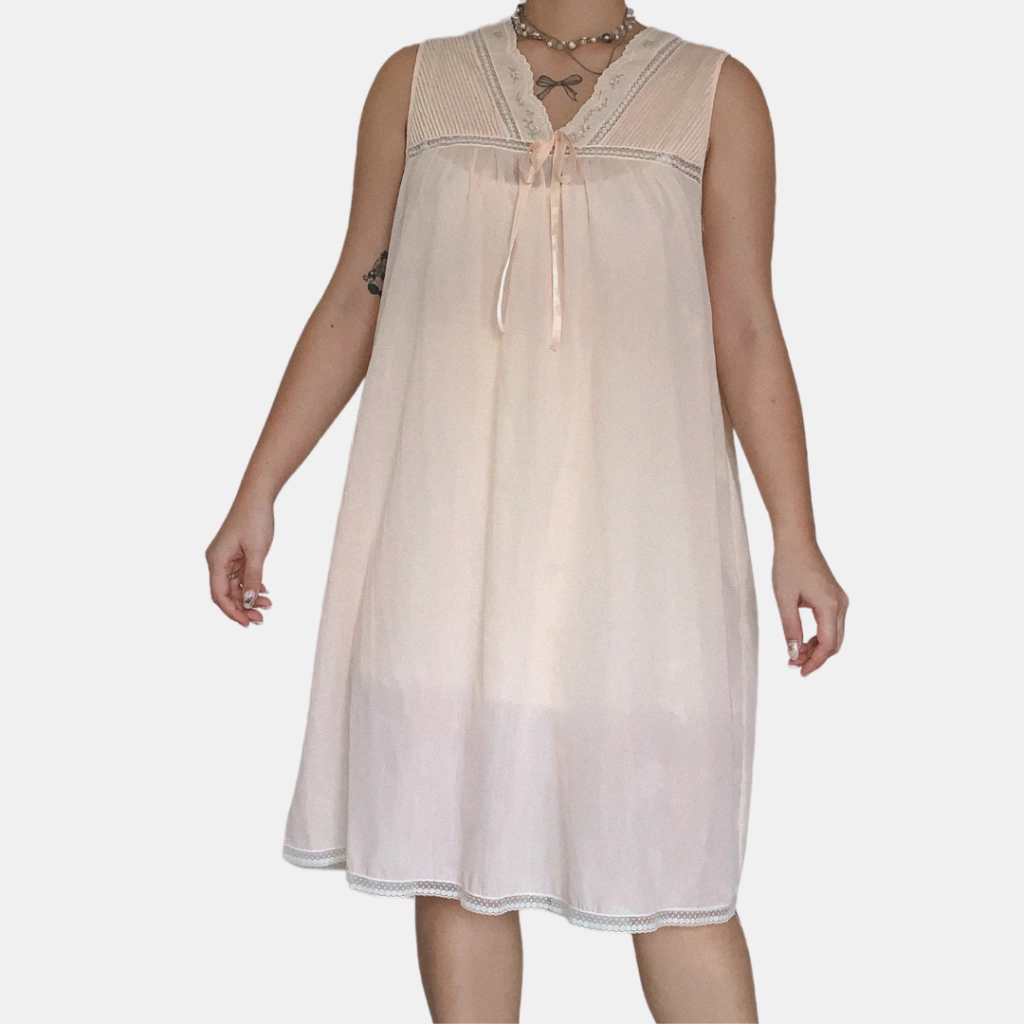 camisola vintage peach