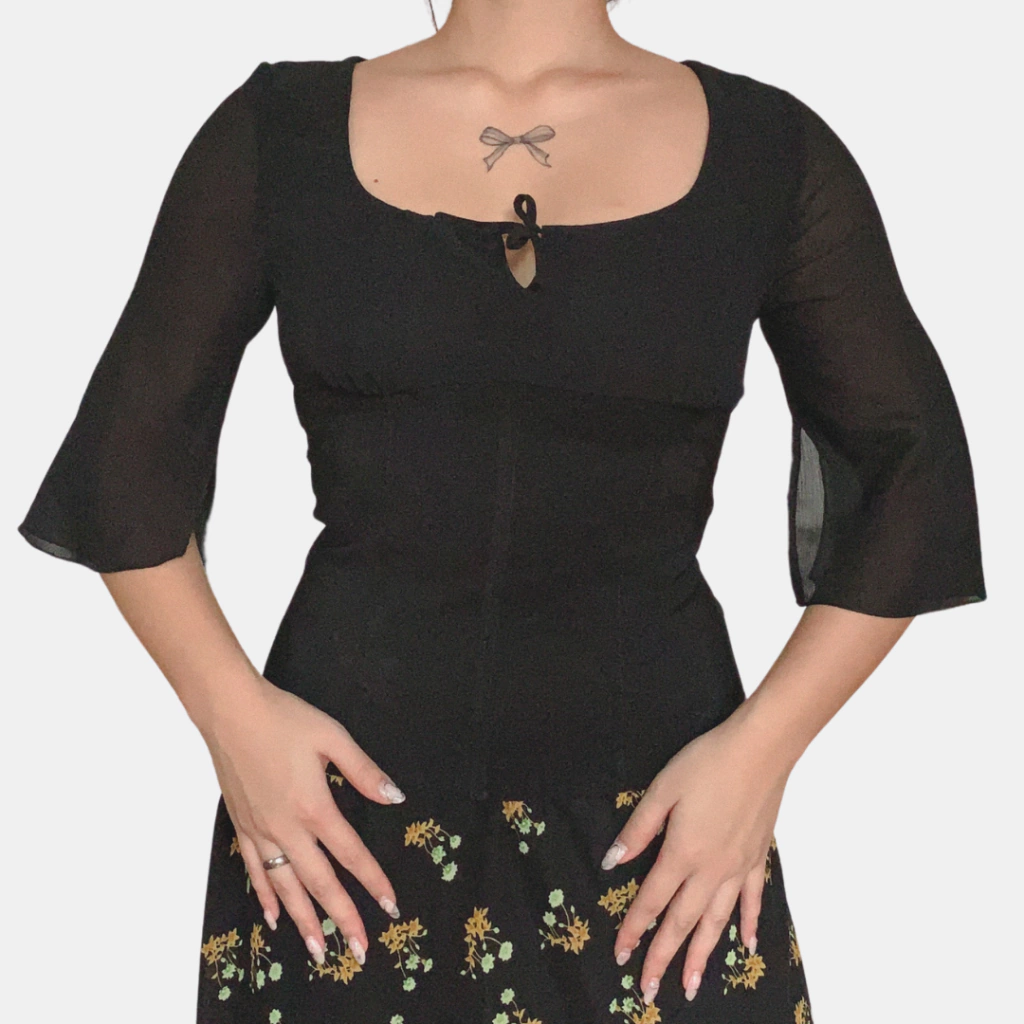 blusa preta corset
