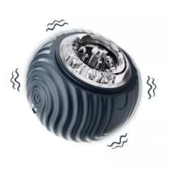 MASTURBADOR MASCULINO "BALL FUNNY MEE" CON VIBRACION RECARGABLE 8,8X8,8CM. TJ1083