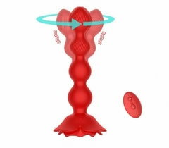 FLOWER ROSA GRANDE BUTT PLUG 18 X 7 DE BASE 10 FUNCIONES CONTROL REMOTO. TJ2025 - comprar online
