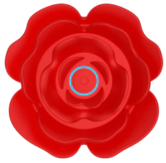 PLUG ANAL "FLOWER" USB, CON MOVIMIENTO Y CONTROL REMOTO 11X3CM. TJ2027 - comprar online
