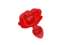 PLUG ANAL "FLOWER" USB, CON MOVIMIENTO Y CONTROL REMOTO 11X3CM. TJ2027