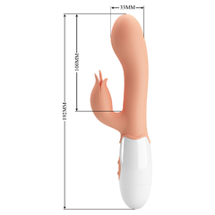 VIBRADOR "BLOODY MARY" DOBLE ESTIMULACION CON LENGUA MOVIBLE EN EL CLITORIS. BI-014961R en internet
