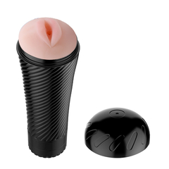 MASTURBADOR MASCULINO "LOVE KISS" EN FORMA DE BOCA CON VIBRACION. BM-00900T31Z-1