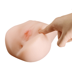MASTURBADOR VAGINA Y ANO CON BALA VIBRADORA CON CONTROL. BM-009106 - comprar online