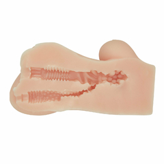 MASTURBADOR "HANNAH" MINI TORSO CON TETAS, ANO Y VAGINA TEXTURADOS 16,5X9,1CM. BM-009247N en internet