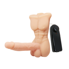 TORSO MASCULINO "BIGGER MAN" CON PENE CON VIBRACION. BW-008083 - eclipsia