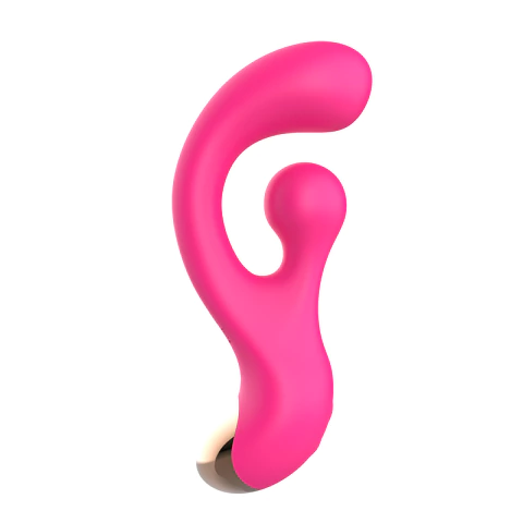 VIBRADOR "SANI" USB DOBLE ESTIMULACION CON ROTACION EN CLITORIS 10 FUNCIONES. TJ25014
