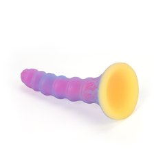 DILDO CON VENTOSA FOSFORESCENTE RAIZ DE BAMBU ALIEN DRAGON MONSTRUO 19X2,5CM. SY049A - tienda online