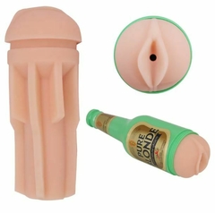 MASTURBADOR BOTELLA "PURE BLONDE" EN FORMA DE VAGINA. SS-SF-70687 - comprar online