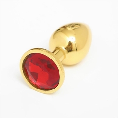 PLUG ANAL CON STRAS DORADO. PLUG24