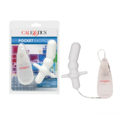 VIBRADOR PROSTATICO "POCKET EXOTICS" CALEXOTICS CON CONTROL 8,2X2,5CM. SS-CA-1120-09-2 en internet