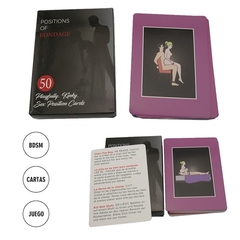 JUEGO DE CARTAS "POSITIONS OF BONDAGE" 50 CARTAS. SS-LE-25146