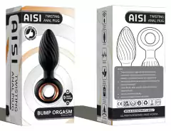 PLUG ANAL "AISI" CON VIBRACION, MOVIMIENTO Y CONTROL REMOTO - RECARGABLE 11x8x3,5CM. SW1123 - comprar online