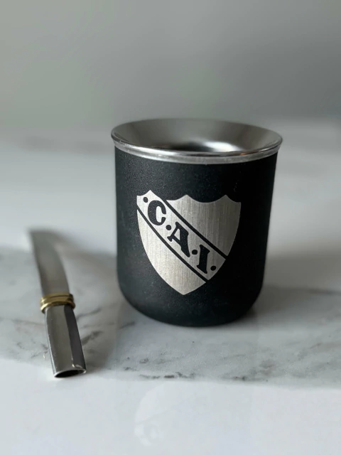 Mate de Acero de Independiente + Bombilla