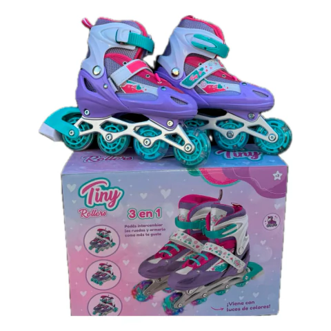 ROLLER 3 EN 1 INTERCAMBIABLES CON LUCES TINY - comprar online