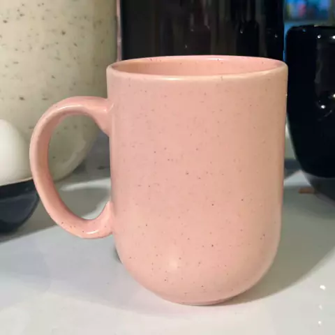TAZA CERAMICA FENIKK ROSA JASPEADO
