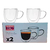 TAZA DE VIDRIO DOBLE PARED CON ASA 100ML PARA ESPRESSSO - comprar online