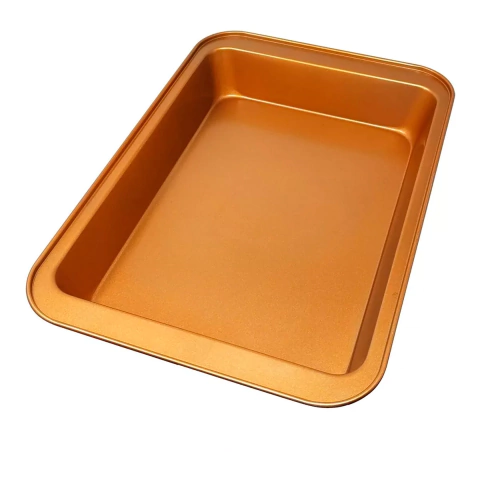 MOLDE RECTANGULAN BRONCE ANTIADHERENTE 37,5X25,5CM THE KITCHEN