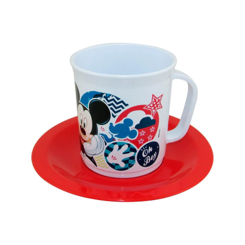 SET TAZA Y PLATO MICKEY