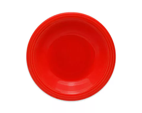 PLATO HONDO ROJO DE CERAMICA MARBELLA ANCERS