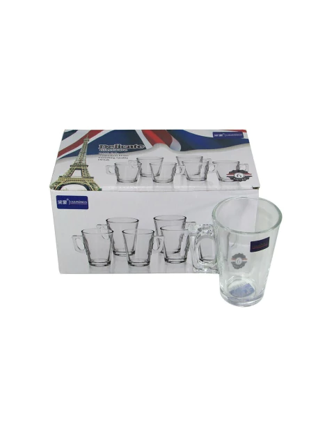 SET DE TAZAS DE VIDRIO DIAMONDS