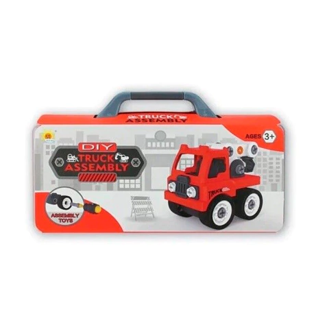 SET CAMION GRUA VALIJA ROJA DIY