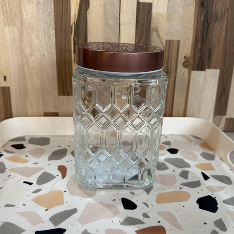 FRASCO DE VIDIRO CON TAPA DE METAL 1300ML - comprar online