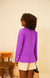 BLAZER MANGA LONGA ROXO - comprar online